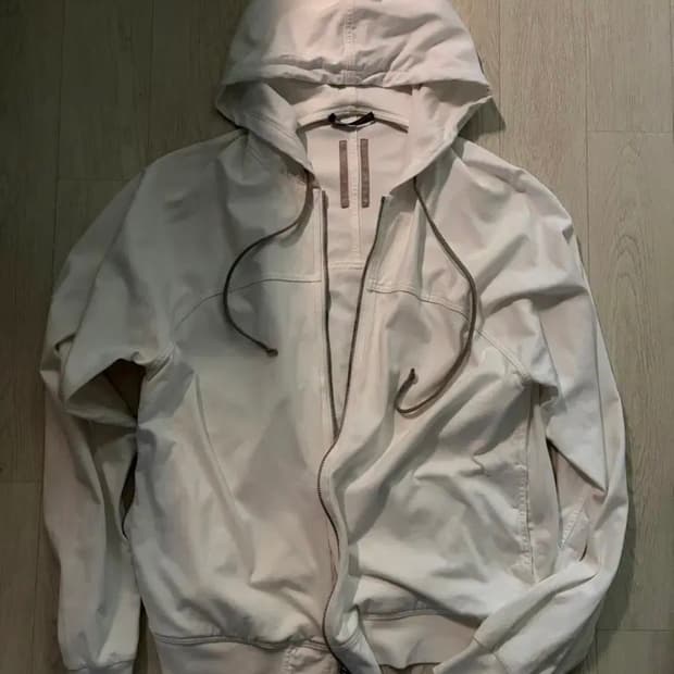 릭오웬스 코튼 후드 집업