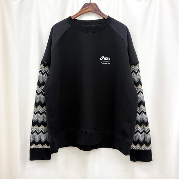 아식스 앤더슨벨 콘트라스트 스웻셔츠