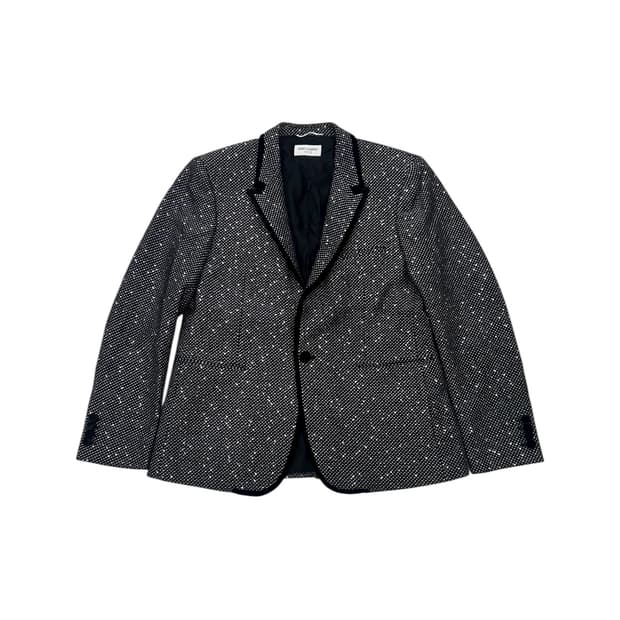 생로랑 2018FW 시퀸 블레이저