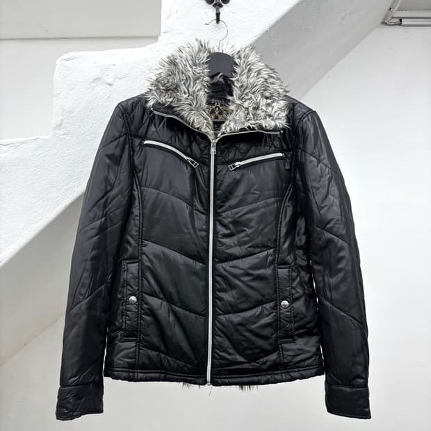 Spinash v-kei fur down puffer  