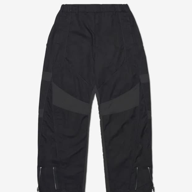 노매뉴얼 MOTO TRACK PANTS - BLACK