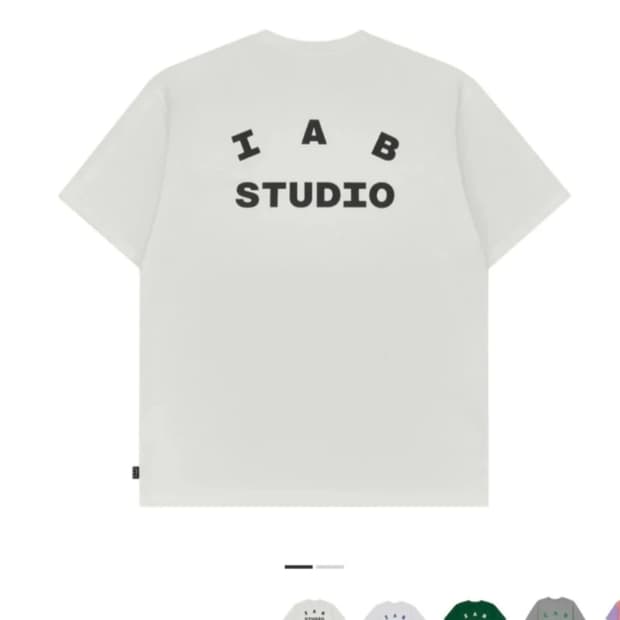 아이앱 스튜디오 화이트 티셔츠 XXL