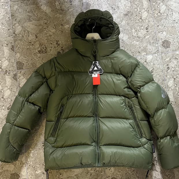 팔라스 퍼텍스 오파크 바라클라바 푸파 그린 패딩 L