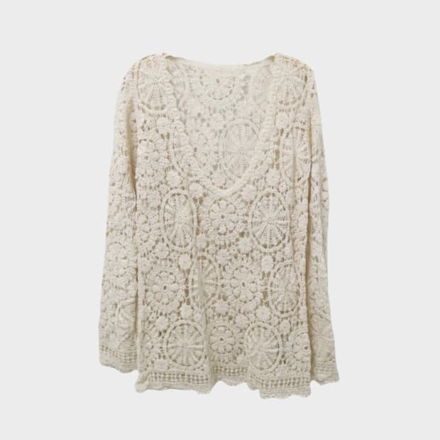 FREANS STORE 크로셰 니트 66739