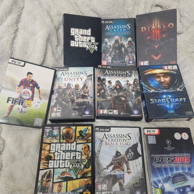 PC 게임 모음 GTA 어쌔신크리드 디아블로 등