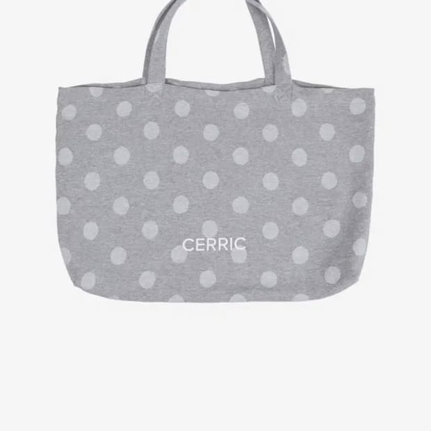 세릭 LOGO DOT TOTE BAG 그레이
