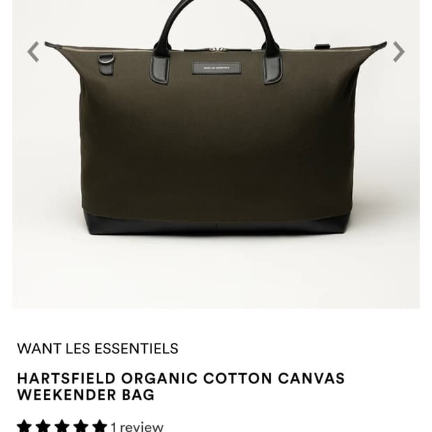 새상품)WANT LES ESSENTIALS Hartsfield 위켄더백