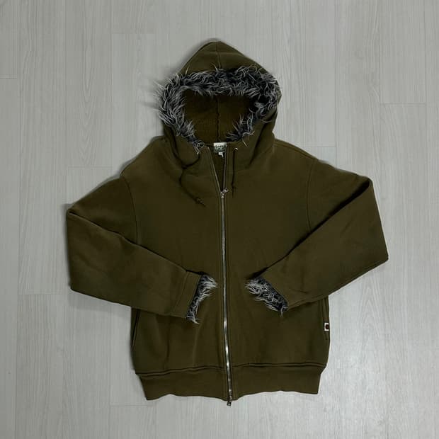 베이프 퍼 후드집업