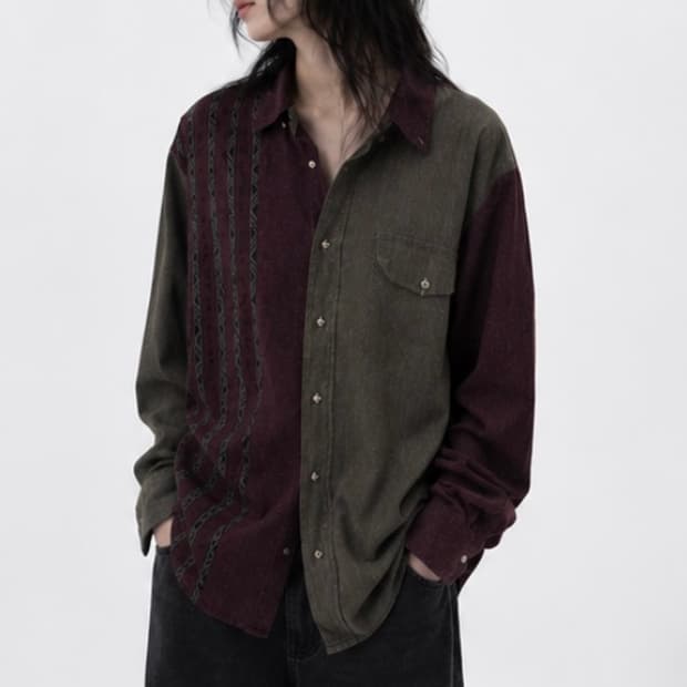 Wrangler Overfit Patchwork Shirt