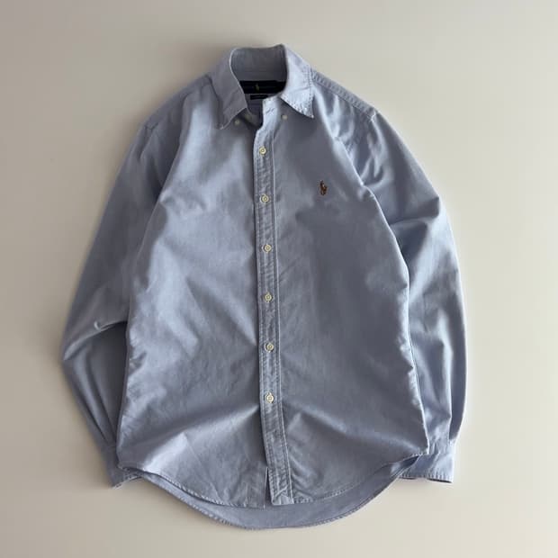 폴로 랄프로렌 소라색 옥스포드 셔츠 XS