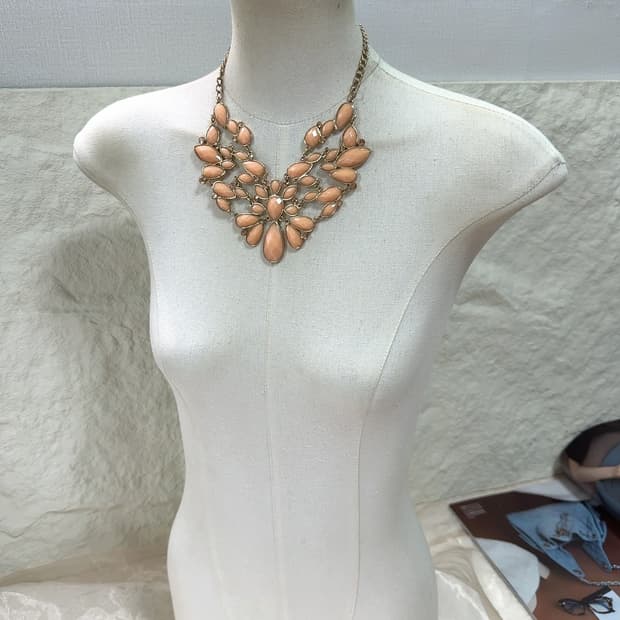 빈티지 미국 오리엔탈 쿠바체인 목걸이