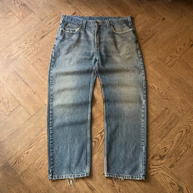 [38]칼하트 USA 빈티지 워싱 워크 데님 팬츠