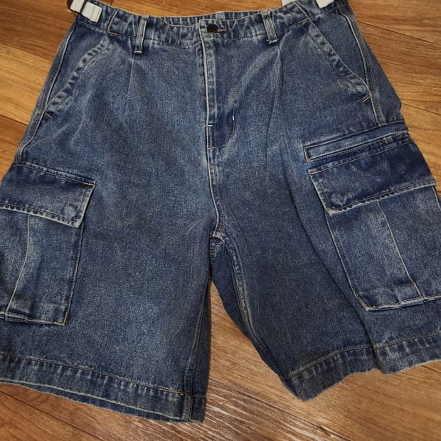 디스이즈네버댓 뉴에라 숏팬츠 블루