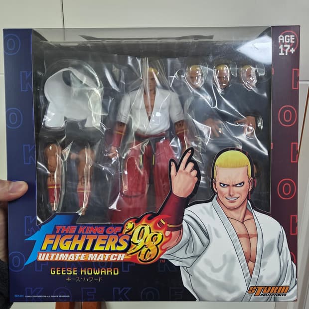 기스 하워드 kof98 um 액션 피규어 (킹오브, 아랑전설, 철권)