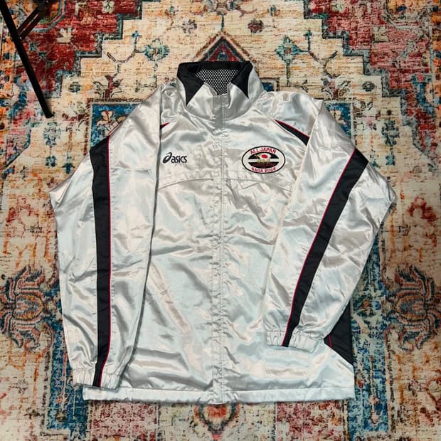[XL] 00s 아식스 All japan saga 2006 글로시 자켓