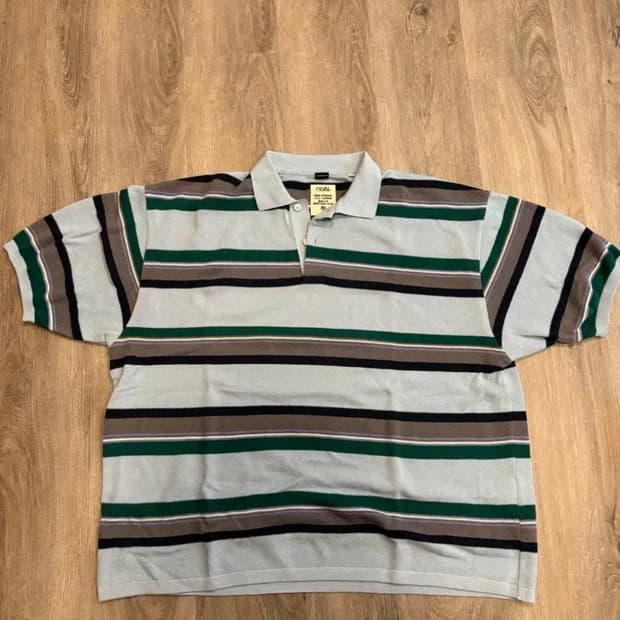 24SS 나나미카 스트라이프 폴로 니트 셔츠 L사이즈