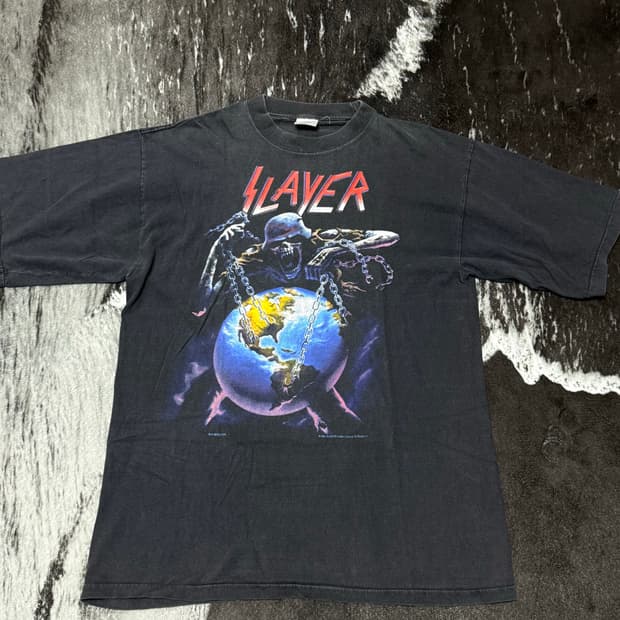 90s slayer 투어 반팔 티