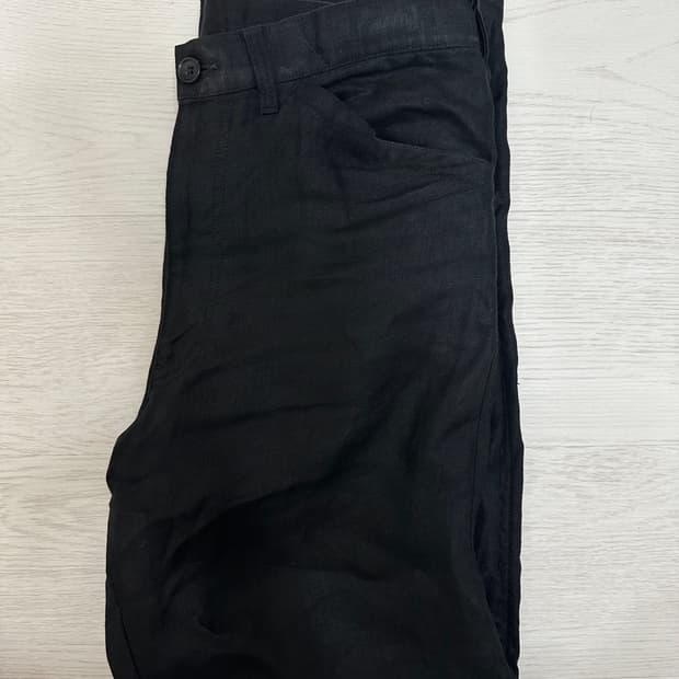 [M] 꼼데가르송 옴므 린넨 신치백 팬츠