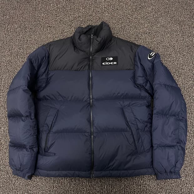 아이더 다운 패딩 점퍼 네이비 S