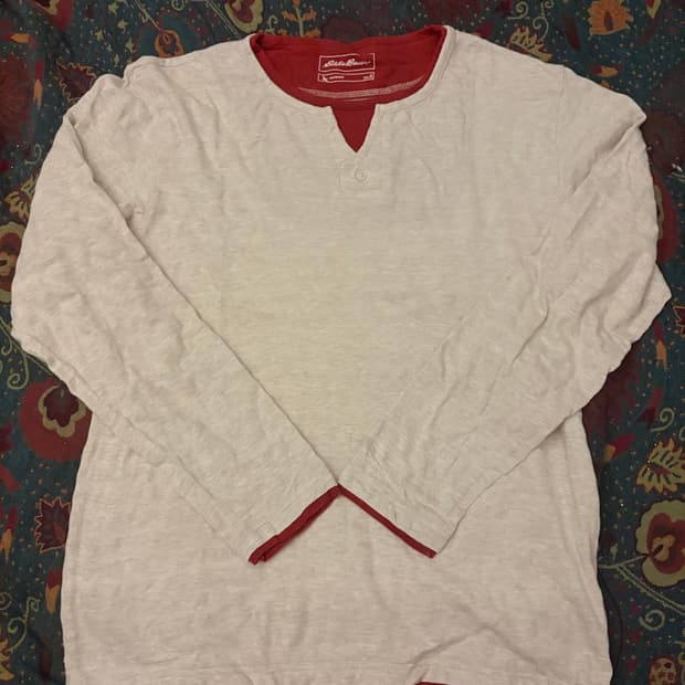 Eddie bauer henley t-shirt 