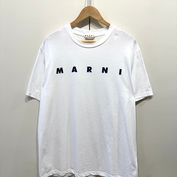 MARNI 마르니 로고 반팔 티셔츠