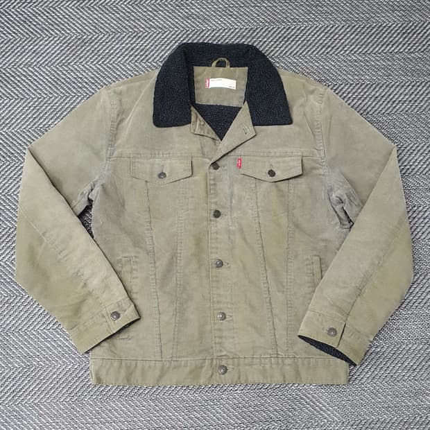 리바이스 기모 코튜로이 면점퍼 남자105