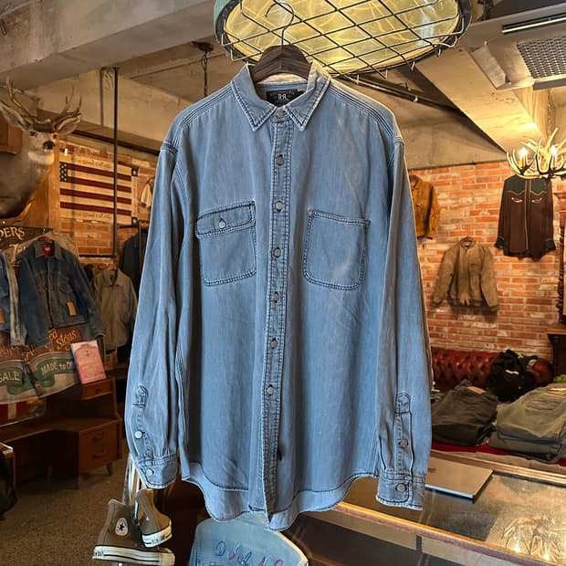 90s 빈티지 더블알엘 RRL 데님 셔츠