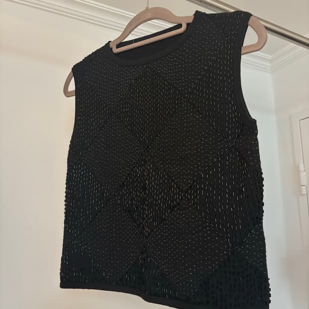 유럽 이태리 빈티지 gai mattiolc 니트 나시