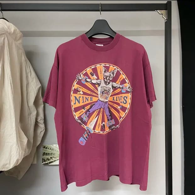 에어로스미스 90s 밴드티