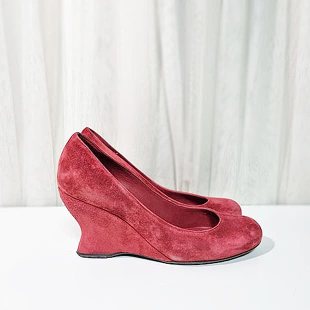 보테가베네타 스웨이드 웨지 235