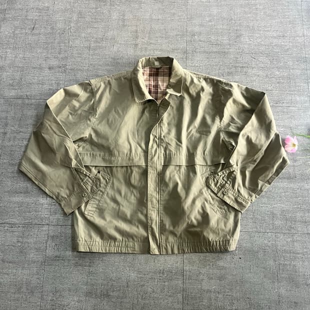 일본빈티지 올드스쿨아메카지 아방핏 사파리봄버자켓