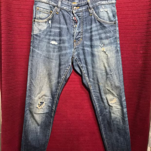 (29)DSQUARED2 쿨기원 워싱 데님 팬츠