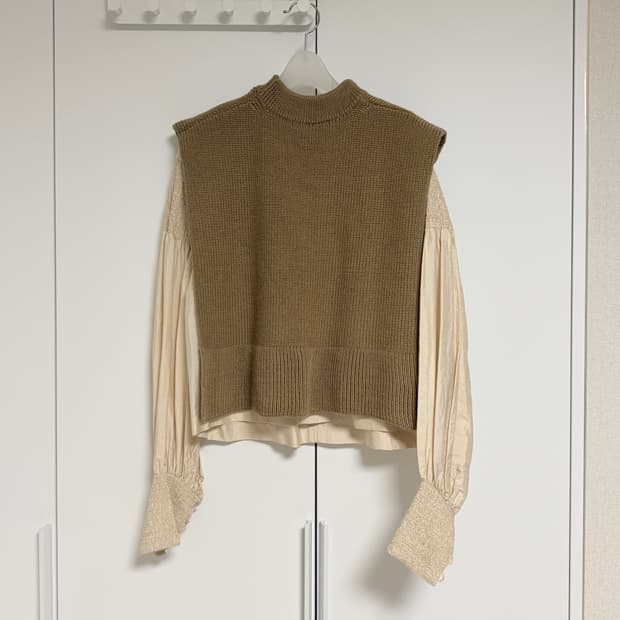 FUMIKAUCHIDA 후미카우치다 실크100 블라우스