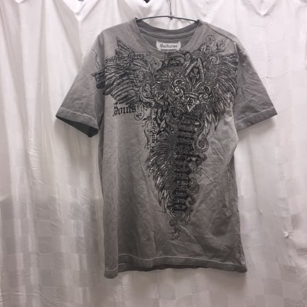 Buckaroo 버커루 고스펑크 고딕 날개 반팔티