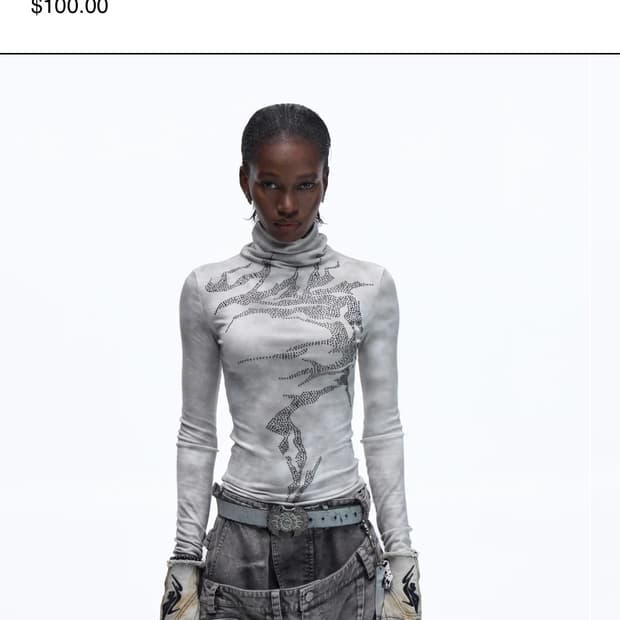 퍼슨소울 메탈릭 크리스탈 라이트닝 롱슬리브