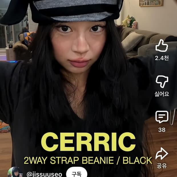 세릭 cerric 투웨이 비니