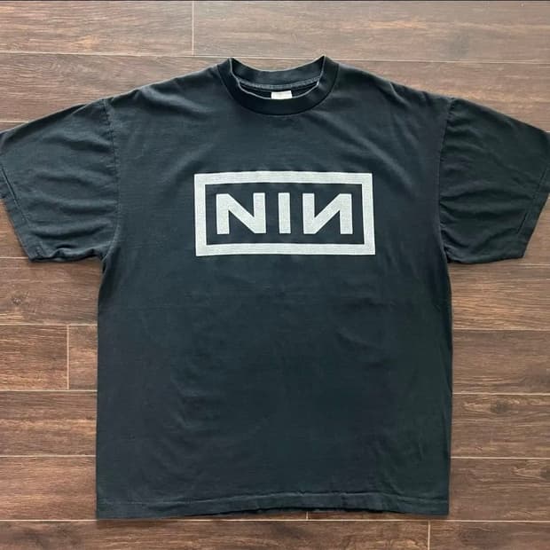 [XL] NIN 나인인치네일스 밴드 부트렉 반팔티