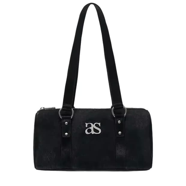 애즈온 숄더백 블랙 VANT REVET BAG