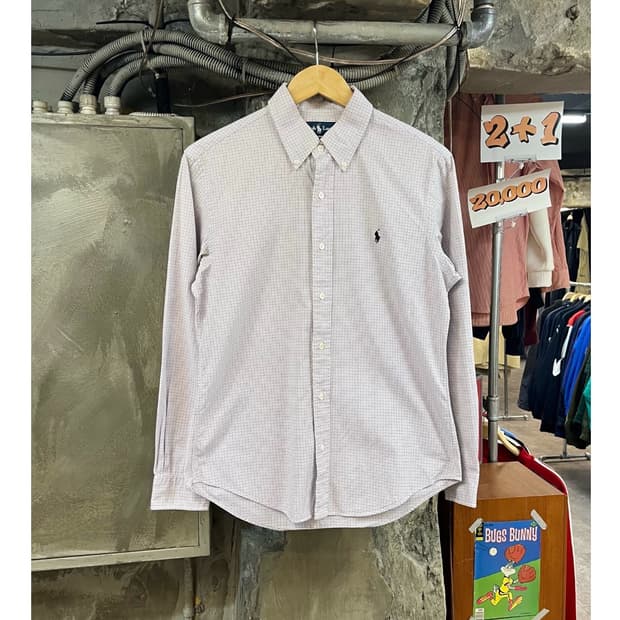 폴로 랄프로렌 체크 셔츠 M #csz3394