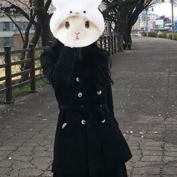 트랄라라 리본 코트