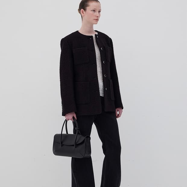 르바 Relaxed Boots Cut Denim-Black (M사이즈)