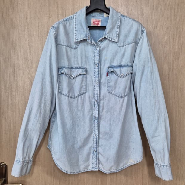 [L]리바이스 연청 데님 셔츠