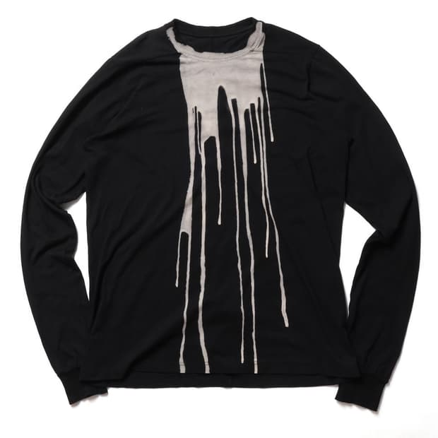 릭오웬스 Rick Owens Bleach Vomit Long Sleeve