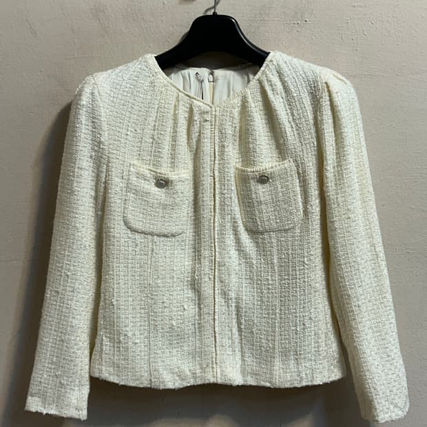 오브제 트위드 자켓