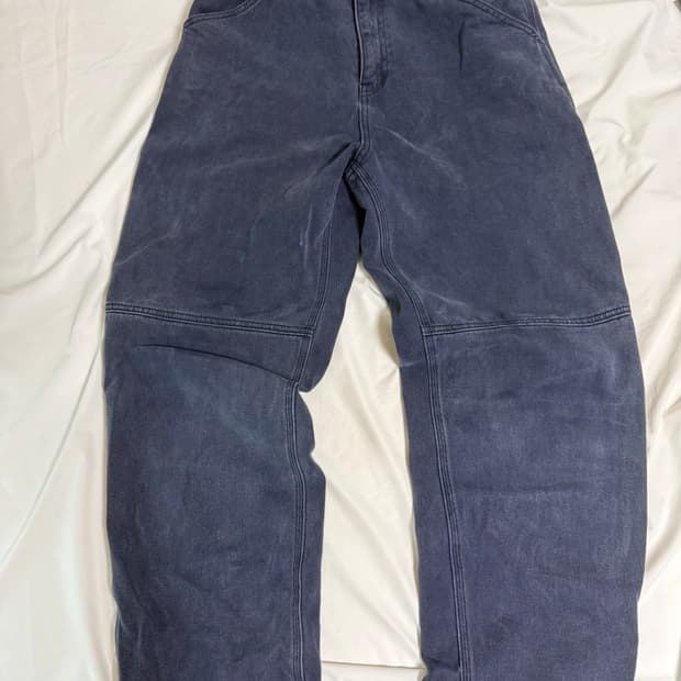 빈티지 데님 워크 팬츠 네이비