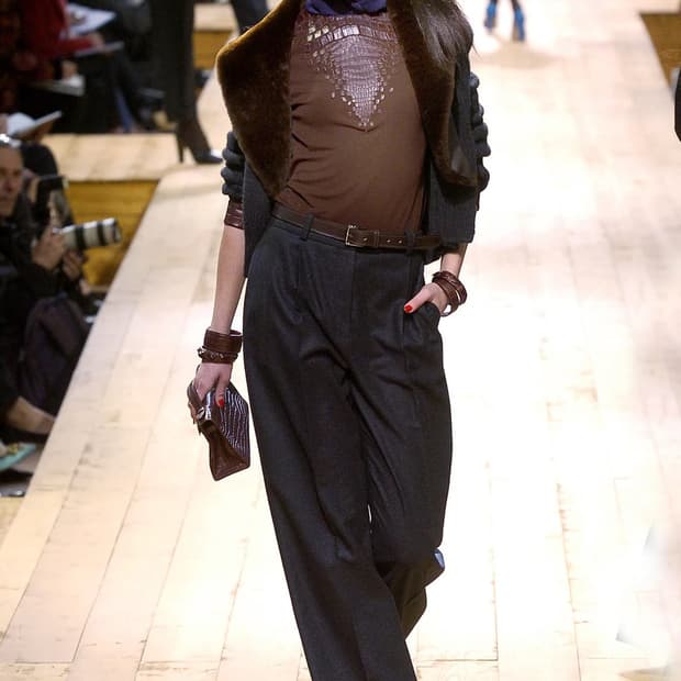 에르메스 04/FW by 장 폴 고티에 디테쳐블 숄 칼라 카디건-해외발송