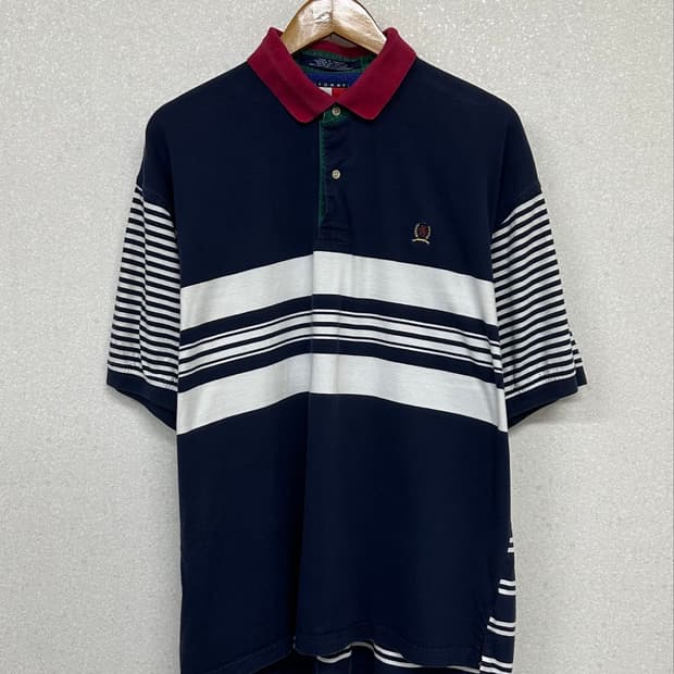 (XL)90'S 타미 올드스쿨 PK 반팔-M2495