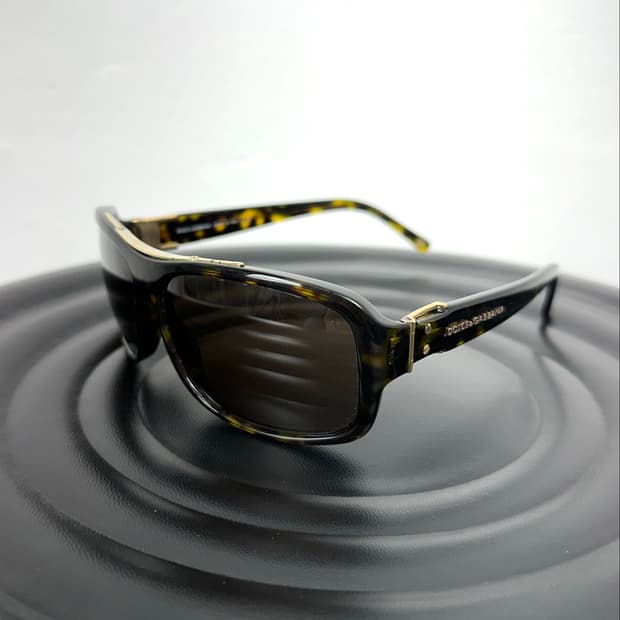 Dolce & Gabbana Gold Trim Rectangular Su