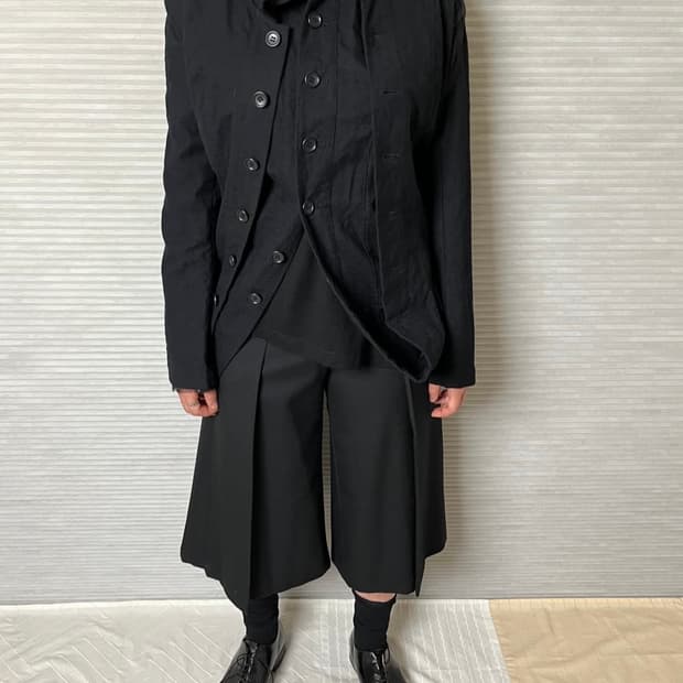 준야와타나베 트위스트 이중 레이어드 자켓  junya watanabe