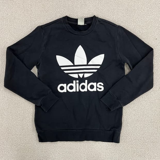 S정도 아디다스 빅로고 맨투맨 0128M